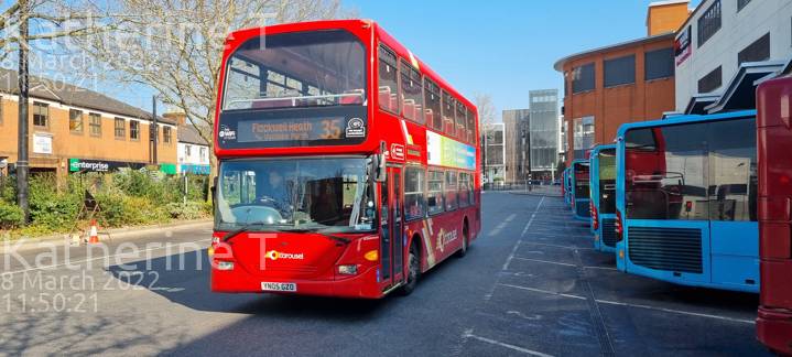 Image of Carousel Buses vehicle 244. Taken by Katherine T at 11:50:21 on 2022.03.08
