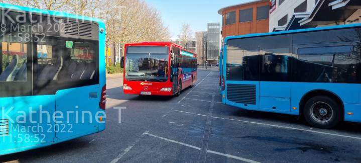 Image of Carousel Buses vehicle 857. Taken by Katherine T at 11:58:52 on 2022.03.08