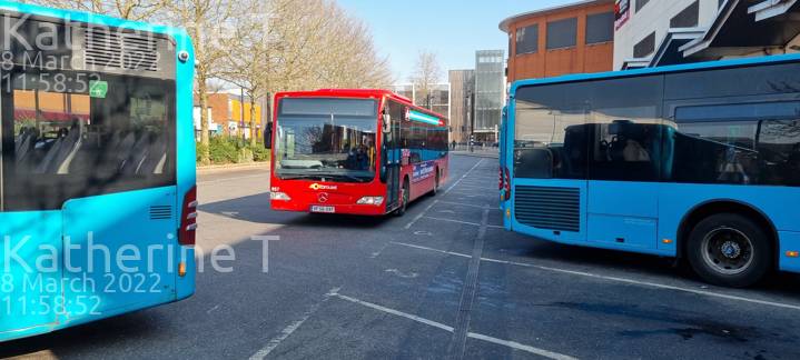 Image of Carousel Buses vehicle 857. Taken by Katherine T at 11:58:52 on 2022.03.08