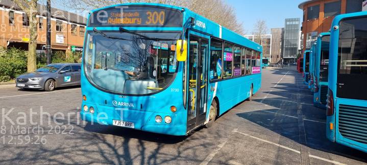 Image of Arriva Beds & Bucks vehicle 3730. Taken by Katherine T at 12:59:26 on 2022.03.08