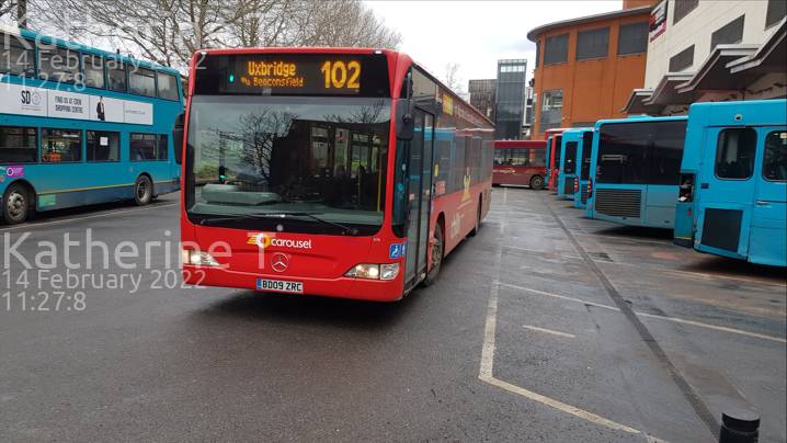 Image of Carousel Buses vehicle 876. Taken by Katherine T at 11:27:08 on 2022.02.14