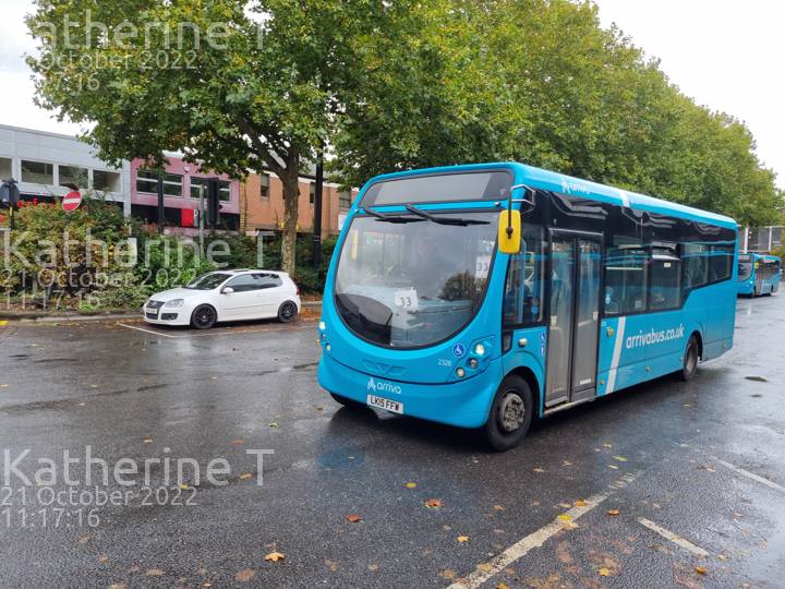Image of Arriva Beds & Bucks vehicle 2328. Taken by Katherine T at 11:17:16 on 2022.10.21