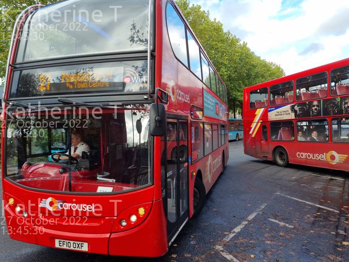 Image of Carousel Buses vehicle 216. Taken by Katherine T at 13:45:30 on 2022.10.27