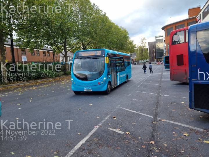 Image of Arriva Beds & Bucks vehicle 2318. Taken by Katherine T at 14:51:39 on 2022.11.04