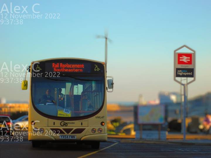 Image of Go-Ahead London vehicle VWL47. Taken by Alex C at 09:37:38 on 2022.11.12