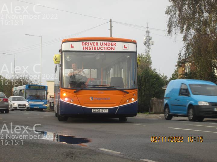 Image of Stagecoach South East vehicle 27518. Taken by Alex C at 16:15:01 on 2022.11.02