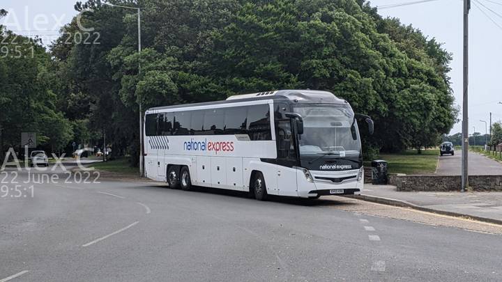 Image of National Express vehicle 5516. Taken by Alex C at 09:05:01 on 2022.06.22