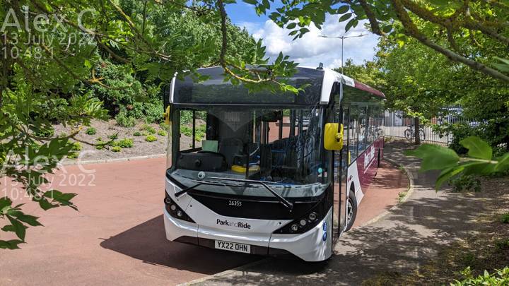 Image of Stagecoach South East vehicle 26355. Taken by Alex C at 10:48:01 on 2022.07.13
