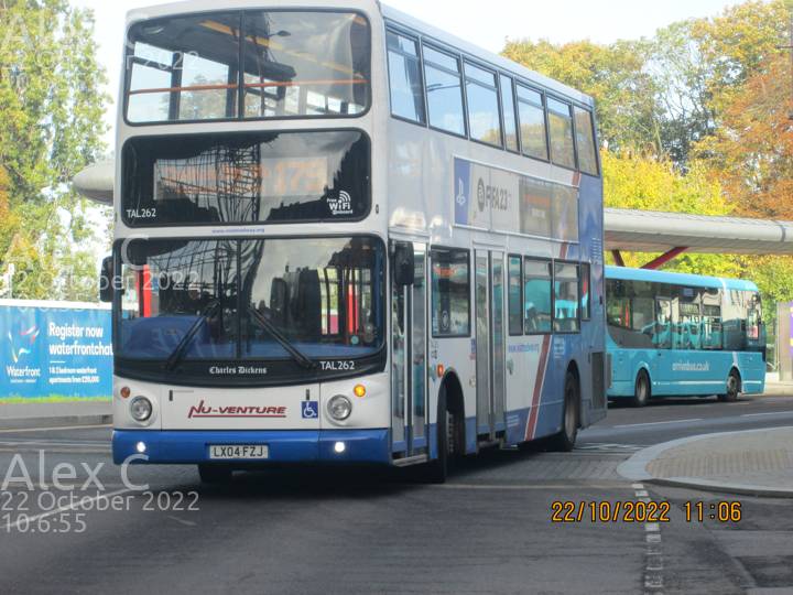 Image of Nu-Venture vehicle TAL262. Taken by Alex C at 10:06:55 on 2022.10.22