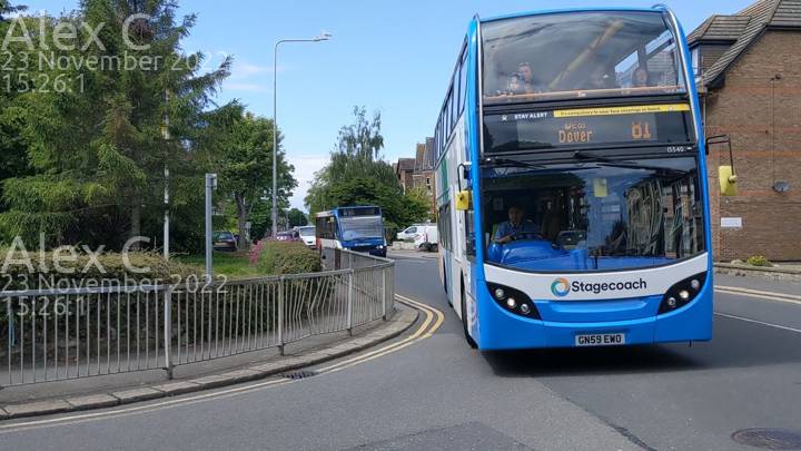 Image of Stagecoach South East vehicle 15540. Taken by Alex C at 15:26:01 on 2022.11.23