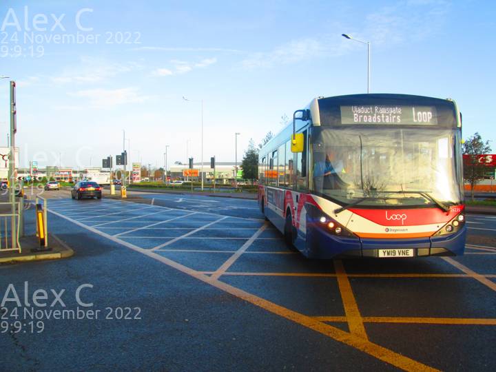Image of Stagecoach South East vehicle 26235. Taken by Alex C at 09:09:19 on 2022.11.24