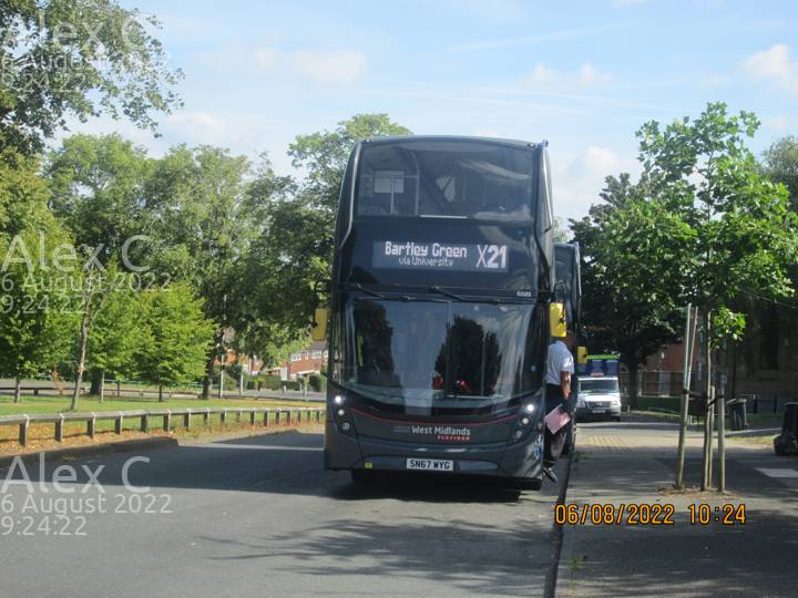 Image of National Express West Midlands vehicle 6889. Taken by Alex C at 09:24:22 on 2022.08.06