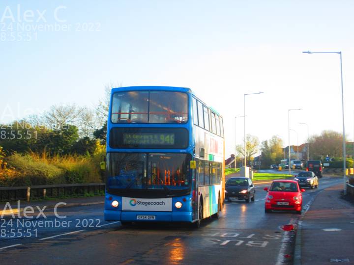 Image of Stagecoach South East vehicle 18170. Taken by Alex C at 08:55:51 on 2022.11.24
