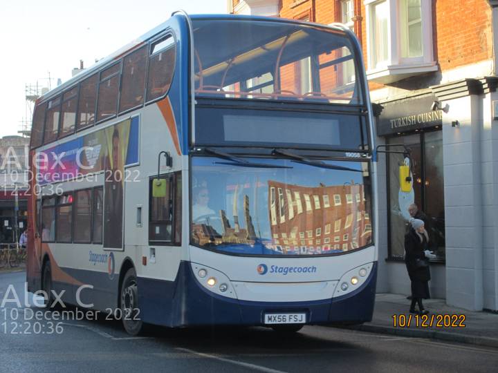 Image of Stagecoach South East vehicle 19058. Taken by Alex C at 12:20:36 on 2022.12.10