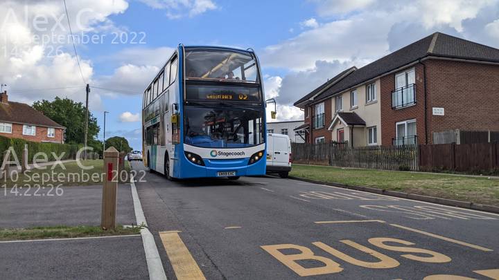 Image of Stagecoach South East vehicle 15553. Taken by Alex C at 14:22:26 on 2022.09.10