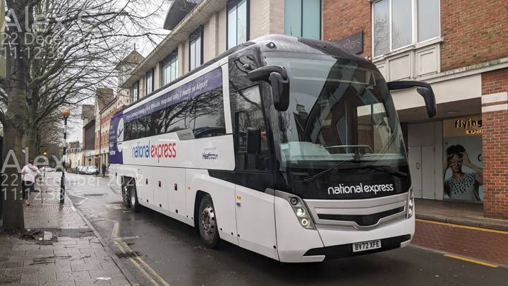 Image of The Kings Ferry (Contract) vehicle BV72XFE. Taken by Alex C at 11:12:38 on 2022.12.22