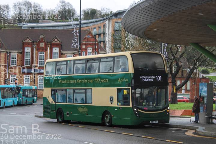 Image of Arriva Kent and Surrey vehicle 6528. Taken by Sam B at 13:33:56 on 2022.12.30
