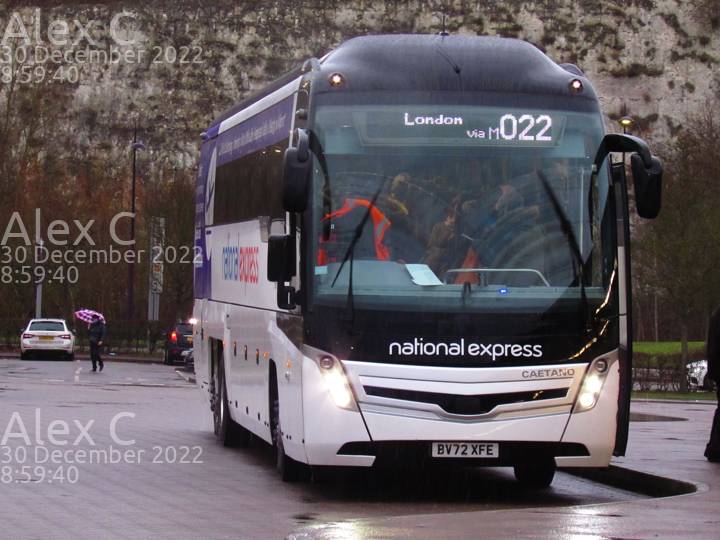 Image of The Kings Ferry (Contract) vehicle BV72XFE. Taken by Alex C at 08:59:40 on 2022.12.30