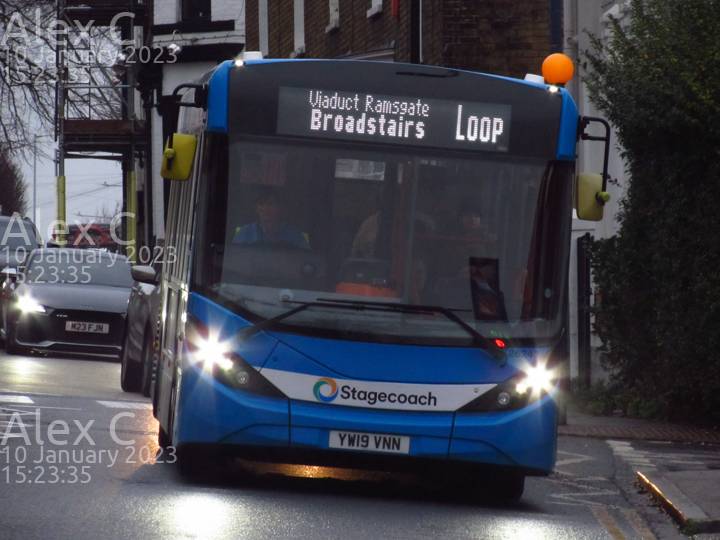 Image of Stagecoach South East vehicle 26243. Taken by Alex C at 15:23:35 on 2023.01.10