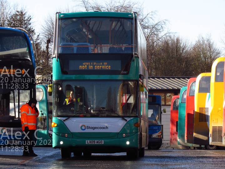 Image of Stagecoach South East vehicle 15087. Taken by Alex C at 11:28:33 on 2023.01.20
