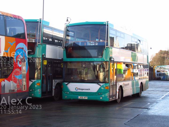 Image of Stagecoach South East vehicle 15078. Taken by Alex C at 11:55:14 on 2023.01.20
