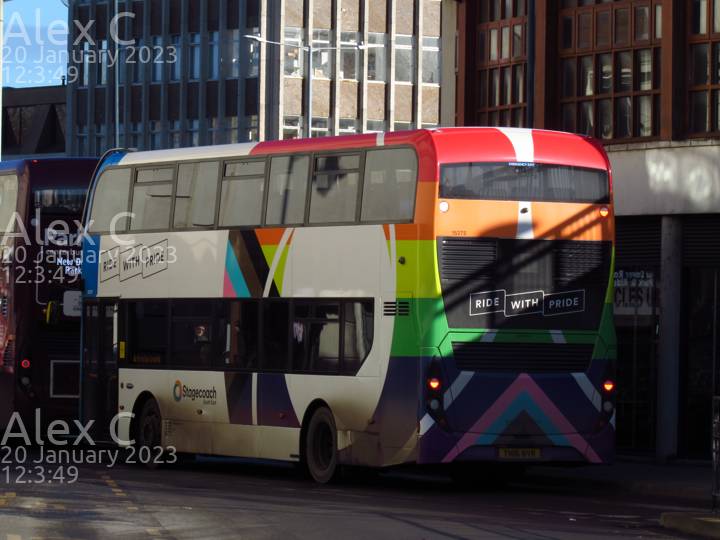 Image of Stagecoach South East vehicle 15275. Taken by Alex C at 12:03:49 on 2023.01.20