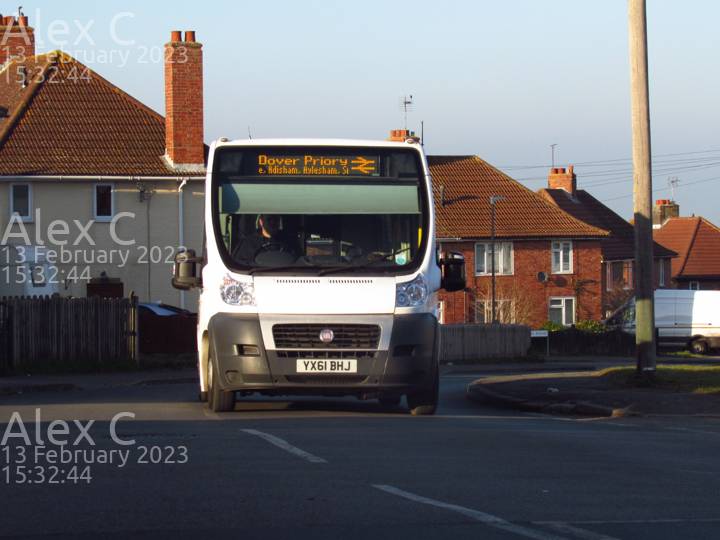 Image of YMS Travel - General Vehicles vehicle YX61BHJ. Taken by Alex C at 15:32:44 on 2023.02.13