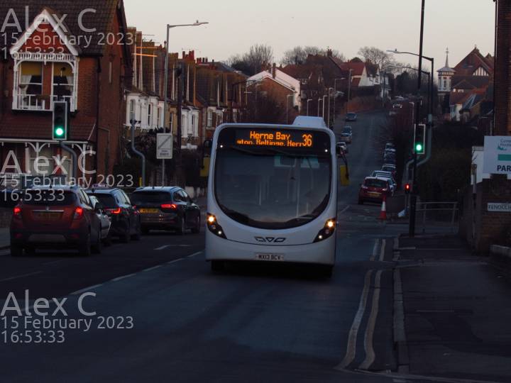 Image of Regent Coaches vehicle BCV. Taken by Alex C at 16:53:33 on 2023.02.15