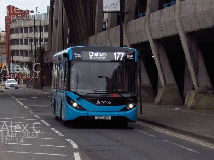 Image of Arriva Kent and Surrey vehicle 4130. Taken by Alex C at 17:01:14 on 2023.04.05