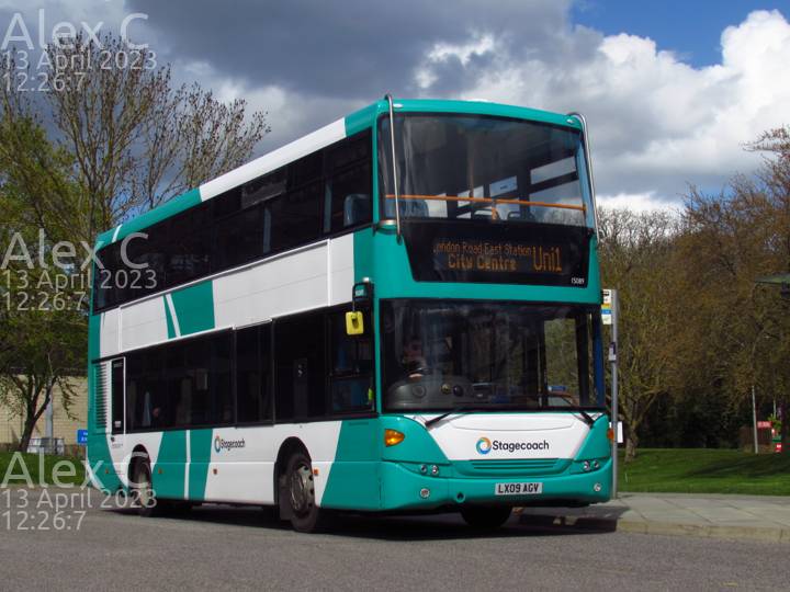 Image of Stagecoach South East vehicle 15089. Taken by Alex C at 12:26:07 on 2023.04.13