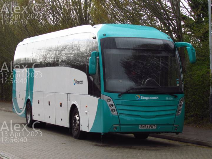 Image of Stagecoach South Wales vehicle 59225. Taken by Alex C at 12:56:40 on 2023.04.13