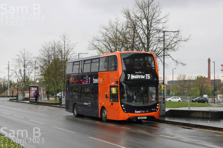 Image of First Berkshire & The Thames Valley vehicle 34378. Taken by Sam B at 11:22:00 on 2023.04.23