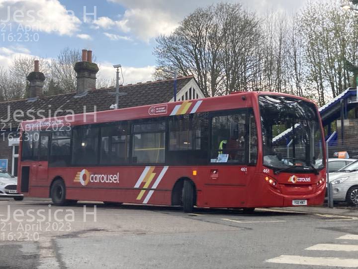 Image of Carousel Buses vehicle 461. Taken by Jessica H at 16:23:00 on 2023.04.21