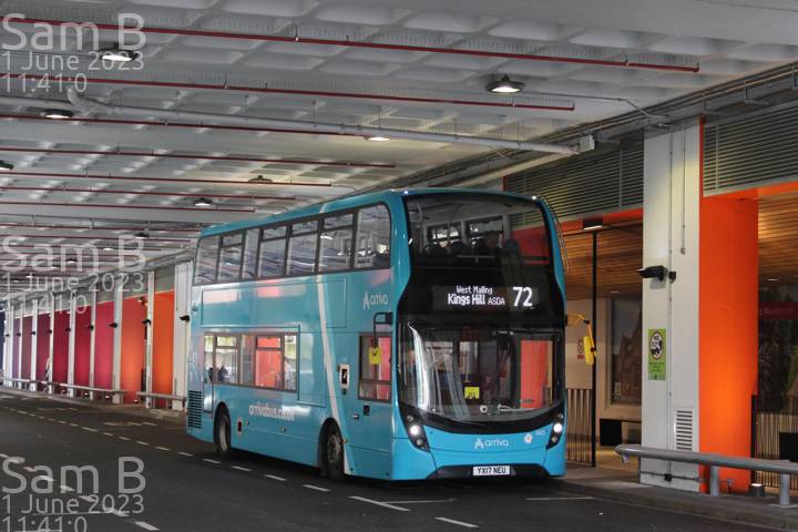 Image of Arriva Kent and Surrey vehicle 6522. Taken by Sam B at 11:41:00 on 2023.06.01