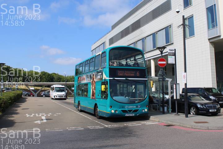 Image of Arriva Kent and Surrey vehicle 6136. Taken by Sam B at 14:58:00 on 2023.06.01