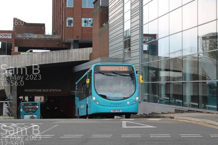 Image of Arriva Kent and Surrey vehicle 4283. Taken by Sam B at 12:56:00 on 2023.05.22