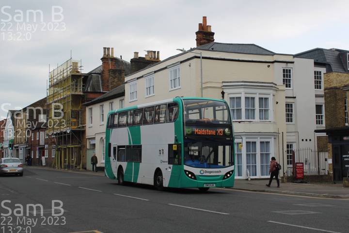 Image of Stagecoach South East vehicle 15919. Taken by Sam B at 13:02:00 on 2023.05.22