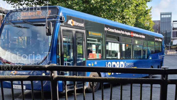 Image of Carousel Buses vehicle 408. Taken by Victoria T at 10:12:22 on 2021.09.21