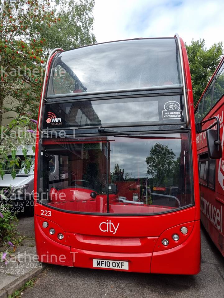 Image of Carousel Buses vehicle 223. Taken by Katherine T at 09:42:23 on 2024.07.21