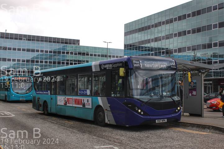 Image of Arriva Beds & Bucks vehicle 3126. Taken by Sam B at 15:11:00 on 2024.02.19