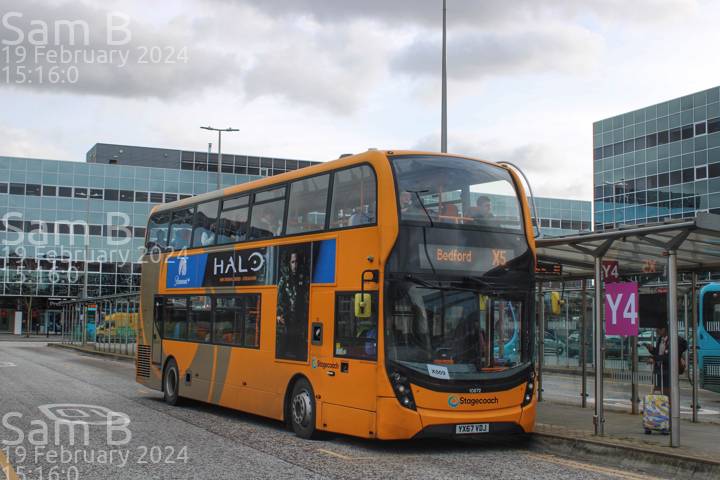 Image of Stagecoach East vehicle 10872. Taken by Sam B at 15:16:00 on 2024.02.19