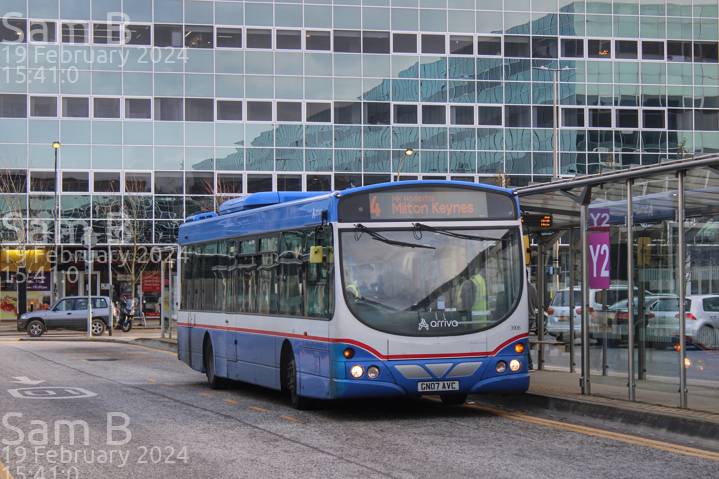 Image of Arriva Beds & Bucks vehicle 3906. Taken by Sam B at 15:41:00 on 2024.02.19
