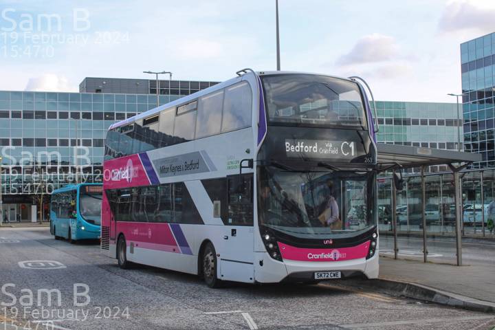 Image of Uno Buses vehicle 263. Taken by Sam B at 15:47:00 on 2024.02.19