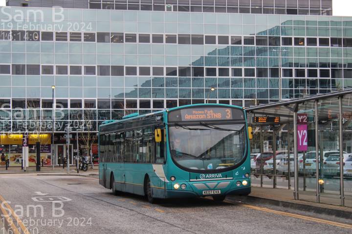 Image of Arriva Beds & Bucks vehicle 3928. Taken by Sam B at 16:14:00 on 2024.02.19