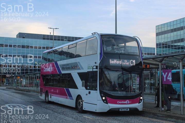 Image of Uno Buses vehicle 264. Taken by Sam B at 16:50:00 on 2024.02.19