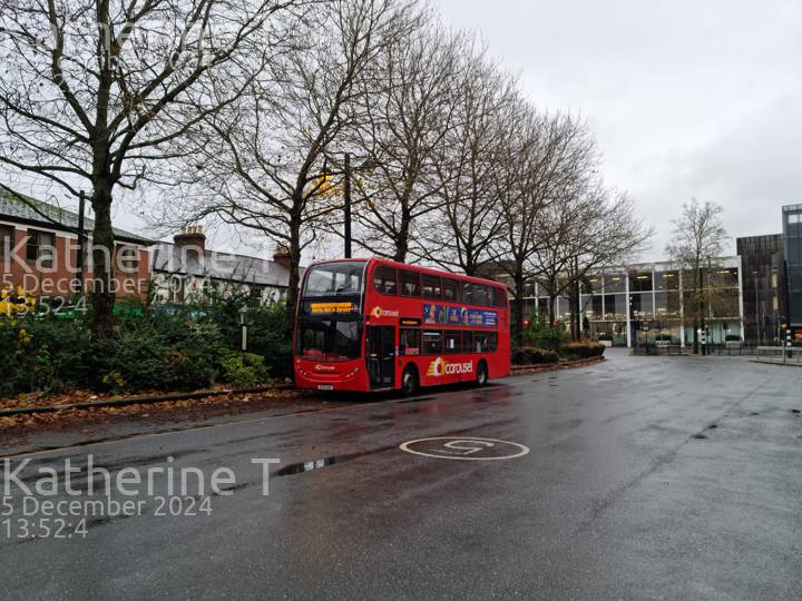 Image of Carousel Buses vehicle 218. Taken by Katherine T at 13:52:04 on 2024.12.05