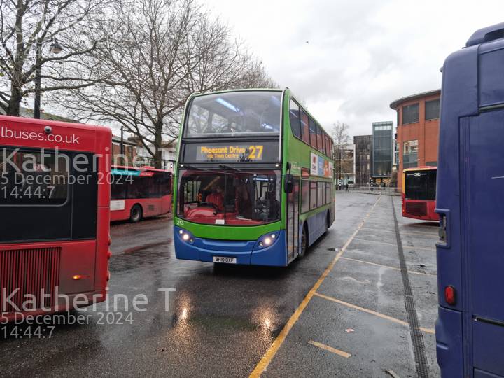 Image of Carousel Buses vehicle 213. Taken by Katherine T at 14:44:07 on 2024.12.05