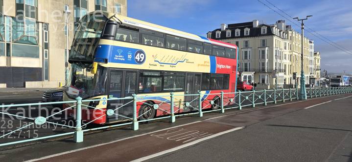 Image of Brighton & Hove vehicle 851. Taken by Katherine T at 12:07:15 on 2025.01.28