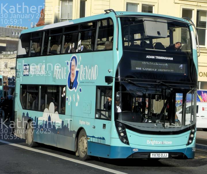 Image of Brighton & Hove vehicle 339. Taken by Katherine T at 10:59:01 on 2025.01.30