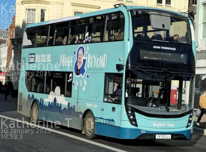 Image of Brighton & Hove vehicle 339. Taken by Katherine T at 10:59:03 on 2025.01.30